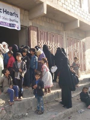 Yemen Bread Distribution